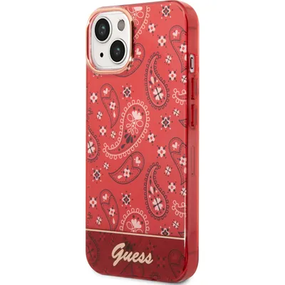 Produktbild von Guess, Schutzhülle Bandana Apple iPhone 14, Rot