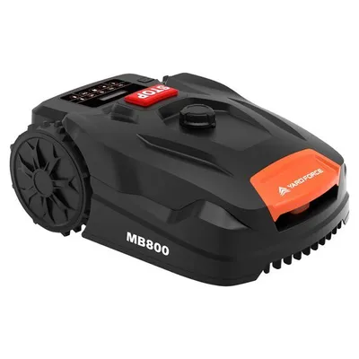 Produktbild von Mähroboter MB 800 mit Mähgarage – Akku, App-Steuerung, Mulchsystem, Regensensor, für 800 m² Rasenroboter, inkl. Zubehör & Begrenzungskabel Yard Force