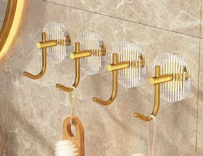 20 Haken mit selbstklebender Rückseite, Handtuchhaken für die Badezimmerwand | Multifunktionale Handtuchhalter/Kleiderhaken