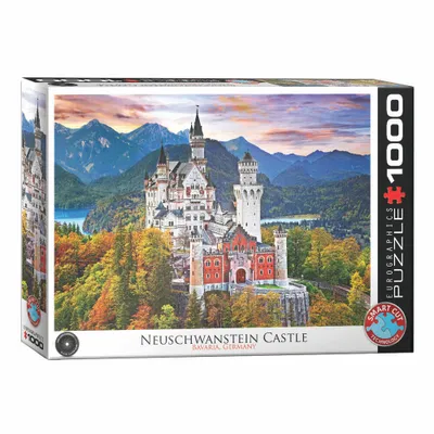 Immagine prodotto di Eurographics Puzzle Schloss Neuschwanstein in Deutschland, 1000 Teile, 68 x 48 cm, 6000-0946
