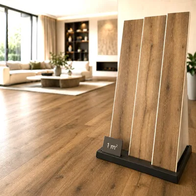 Produktbild von Klickvinyl, Vinylboden Eiche, Wasserfest, Bodenbeläge, 4mm SPC + 1mm Unterlage, 1 m²