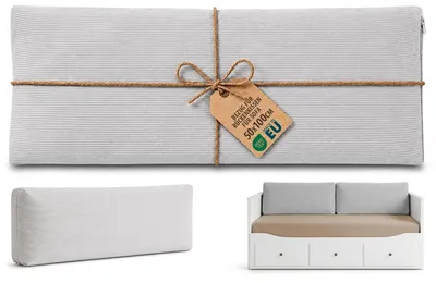 Produktbild von Polsterbezug für Sofa, Bezug ohne Füllung, Manchester, 50x100 cm, Hellgrau