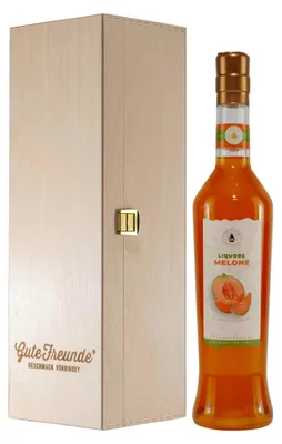 Produktbild von Golmar Melone Liquore mit Geschenk-Holzkiste