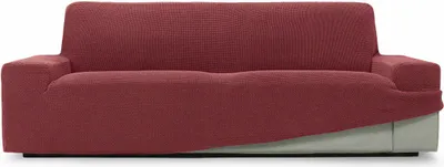 Produktbild von SOFASKINS® super elastischer überzug, Sofabezug 4 sitzer, mit exklusivem Design, atmungsaktiv, sofa überzug, Maße (230-270Cm), Farbe Dunkle Fuxie
