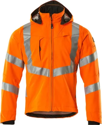 Produktbild von Mascot Blackpool Soft Shell Jacke Gr. 3XL, hi-vis orange