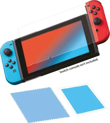 Immagine prodotto di Vetro protettivo Qware compatibile con Nintendo Switch - Protezione dello schermo temperato