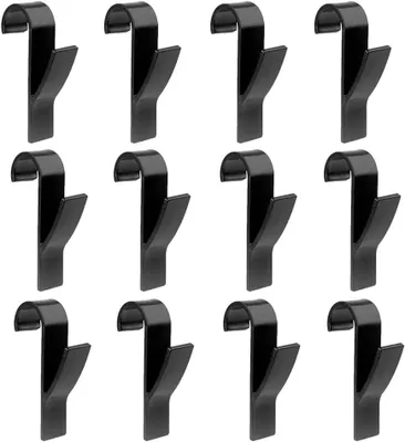 Imagen del producto de Ganchos para radiadores de toallas, 12 unidades, color blanco, toallero para la cocina