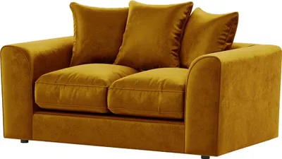 Produktbild von SLF24 - Zweisitzer-Sofa mit Schlaffunktion Dillon Velvet - golden - Kronos 1