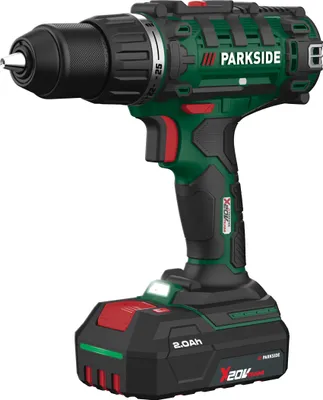 Produktbild von PARKSIDE® 20 V Akku-Bohrschrauber-Set »PABS 20-Li I9«, mit Akku und Ladegerät