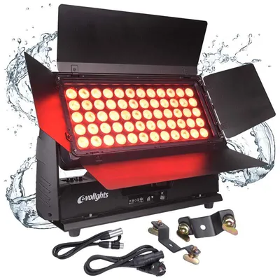 Produktbild von EVOLIGHTS 60x10W RGBW LED-Wandleuchte, Außenbeleuchtung, IP65