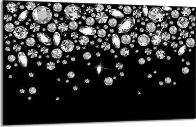 Produktbild von Herdabdeckplatte 80x52cm 1-teilig Glaskeramikkochfeld-Abdeckung Spritzschutz, Diamant Schwarz