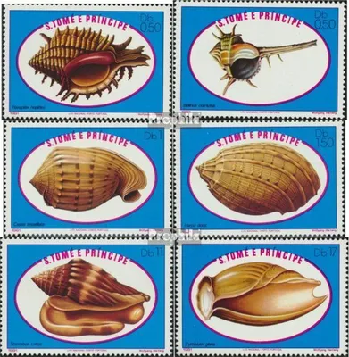 Produktbild von Briefmarken Sao Tome e Principe 1981 Mi 680-685 (kompl.Ausg.) postfrisch Meeresschneckengehäuse