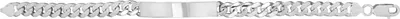 Produktbild von Edles 925 Sterling Silber Herren - Identifikationsarmband - 22cm*8mm, 28 Gramm; TRS25693