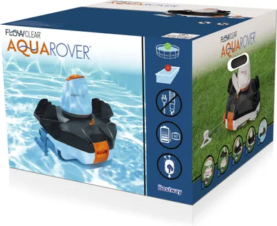 Obrázok produktu pre Bestway 58622, Robotický vysávač pre bazén, Čierna, Oranžová, Biela, 4 L, 90 min, 7,32 m, 9,56 m