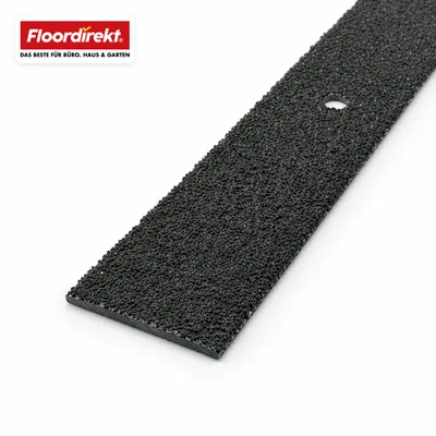 Productafbeelding van Elite trappenrandprofiel van glasvezelversterkt kunststof (GFK) met een antislipcoating van aluminiumoxide, voor extra grip. Lengte: 100 cm