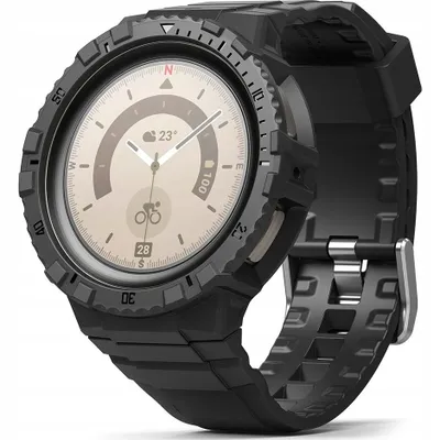 Produktbild von Hülle mit einem Armband Ringke Fusion X Guard für Samsung Galaxy Watch 5 Pro - 45mm, Schwarz