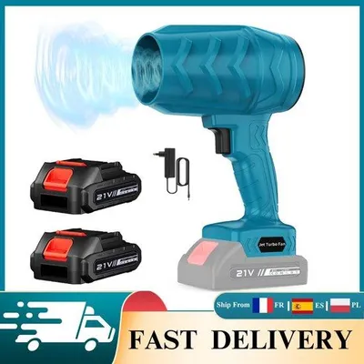 Image de Souffleur turbo - 36 000 tours par minute - Sans fil - Portatif - Batterie 21 V