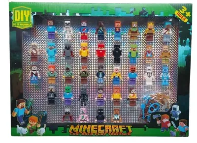 Obrázek produktu pro Obrovská sada figurek Minecraft 36Ks + příslušenství.