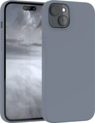 Produktbild von EAZY CASE Silikonhülle für Apple iPhone 15 Plus Silikon Backcover Schutz in Lila