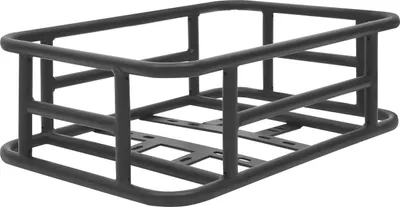 Zdjęcie produktu dla Tylny kosz rowerowy – kosz na bagażnik – do dużych obciążeń – nośność 25 kg – żelazny – 34,3×30,5×15 cm – uniwersalny montaż – do rowerów MTB i szosowych