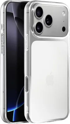 Produktbild von Avizar, Silikon Hülle iPhone 17 Pro Max weich und robust, Transparent
