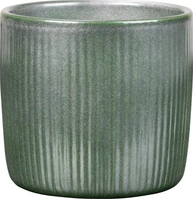 Produktbild von Scheurich Blumentopf aus Keramik Luxery Ø 15 x 13,7 cm grün