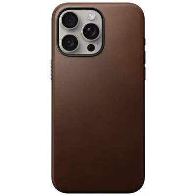 Obrázok produktu pre Nomad Modern Leather Case, Ochranný obal, Apple, iPhone 15 Pro Max, 17 cm (6.7"), Hnedá