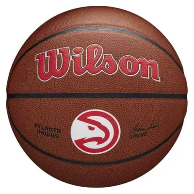 Immagine prodotto di Wilson - Pallone da basket "Team Alliance Atlanta Hawks" PP9341 (7) (marrone)