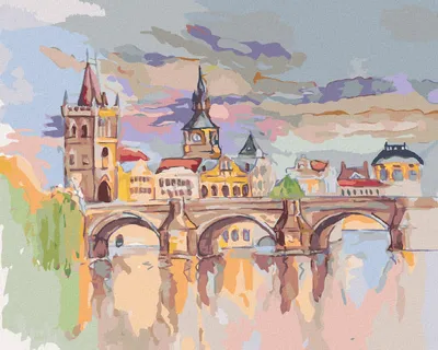 Produktbild von Zuty - Malen nach Zahlen - KARLSBRÜCKE AN EINEM KLAREN TAG, 40x50 cm, ohne Keilrahmen