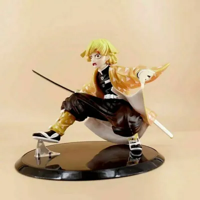 Produktbild von Demon Slayer: Kimetsu no Yaiba Zenitsu Agatsuma Actionfigur Spielzeug 16cm