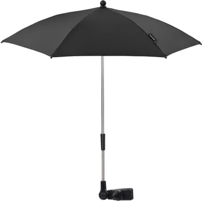 Produktbild von Azomor® Stilvolle schwarze Sonnenschirm mit UV-Schutz für Kinderwagen und mehr