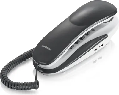 Image de Téléphone filaire analogique Brondi Kenoby 10270762 Gris Blanc