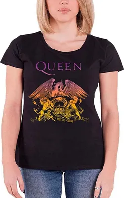 Produktbild von Queen - T-Shirt für Damen RO2921 (XL) (Schwarz)