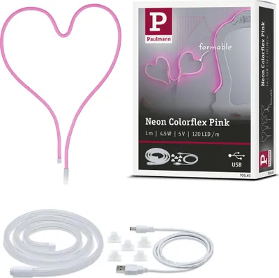 Obrázek produktu pro Paulmann USB LED pásek neonový Colorflex růžový
