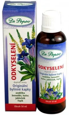 Obrázok produktu pre Bylinné kvapky - Odkyselenie - 50ml
