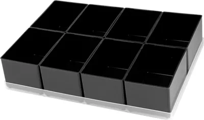 Produktbild von raaco Einteilungset A8-1 B55xT79xH47mm ESD,8-tlg.RAACO