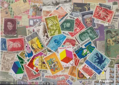 Produktbild von Briefmarken Niederlande 50 verschiedene