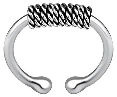 Produktbild von Ohrklemme Silber 925: Ear Cuff Ohrring "Seil"