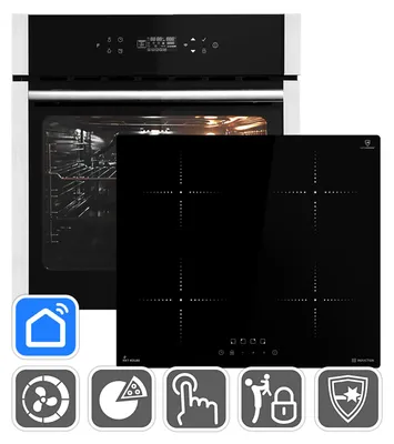 Image de Cuisinière: 60cm Four encastrable EB8313HC + 59cm Plaque Induction IH85900RL