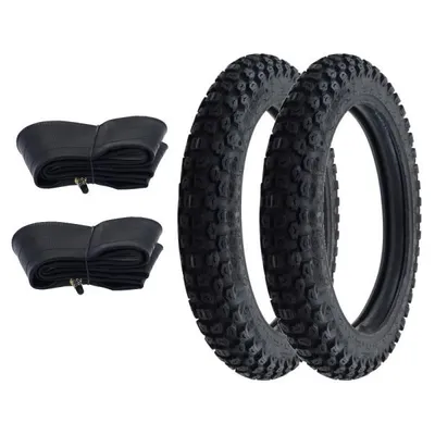 Zdjęcie produktu dla 2x Opony Enduro Motocross Kenda K270 4.10-18 (4,10 x 18) 58P TT + dętka