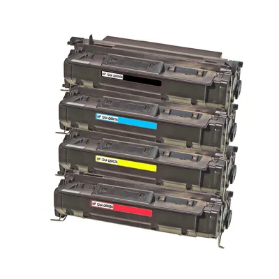 Produktbild von Kompatibel 4 XL Toner HP-124A ersetzt Tonerkartuschen alle Farben Q6000A Q6001A Q6002A Q6003A Lasertoner