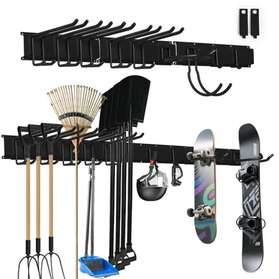 Image de Support mural pour outils avec 6 crochets