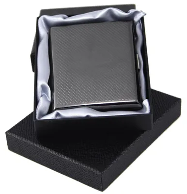 Produktbild von ATTUY Luxus München Zigarettenetui Silberfarben 18 Zigaretten Geschenkbox
