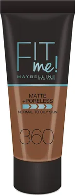 Produktbild von Maybelline Fit Me Matte&Poreless, Röhre, Flüssigkeit, Mocha, normale Haut, ölige Haut, Mattierend, Matte