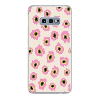 Produktbild von MuchoWow® Handyhülle Schutzhülle Hülle für Samsung Galaxy S10e Blume - Muster - Abstrakt Silikon Softcase Handy Hülle - Handy - Geburtstag Teenager