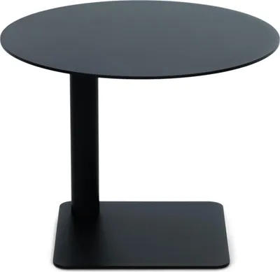 Produktbild von Spinder SUNNY 30 Moderner Stahl-Beistelltisch, rund in Schwarz oder Taupe