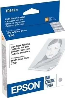 Produktbild von Epson Chameleon Singlepack Light Black T0347 Ultra Chrome, Light schwarz, Tinte auf Pigmentbasis, 1 Stück(e)