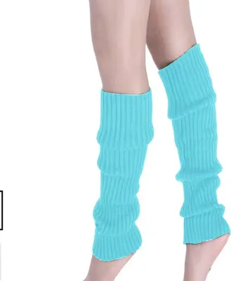Immagine prodotto di CHPN - Gambali - Gambali azzurri chiari - Accessorio per costumi - Articoli per feste - Carnevale - Gambe calde - 1 paio