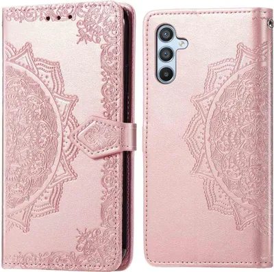 Zdjęcie produktu dla imoshion Mandala Bookcase dla Samsung Galaxy A36 - różowe złoto