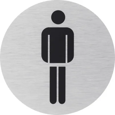 Produktbild von Klebeschild WC Herren" Ø 75 mm"